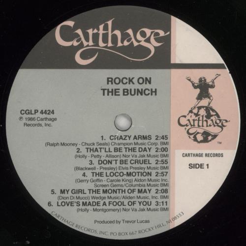 The Bunch Rock On vinyl LP album (LP record) US TBCLPRO647836