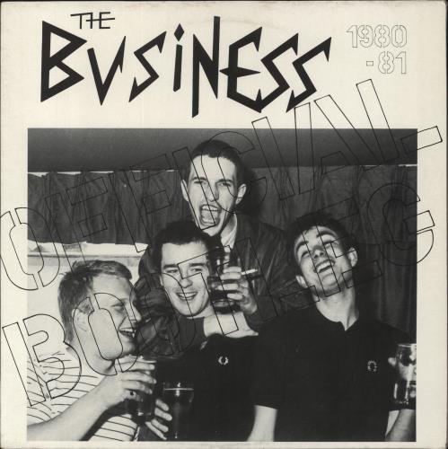 The Business 1980-81 Official Bootleg vinyl LP album (LP record) UK NESLPOF837264