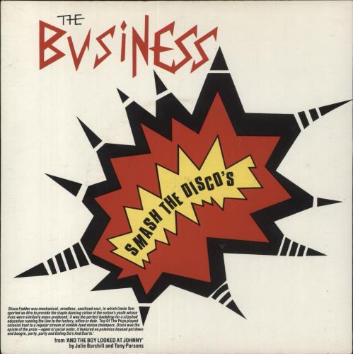 The Business Smash The Discos EP 7" vinyl single (7 inch record / 45) UK NES07SM275299