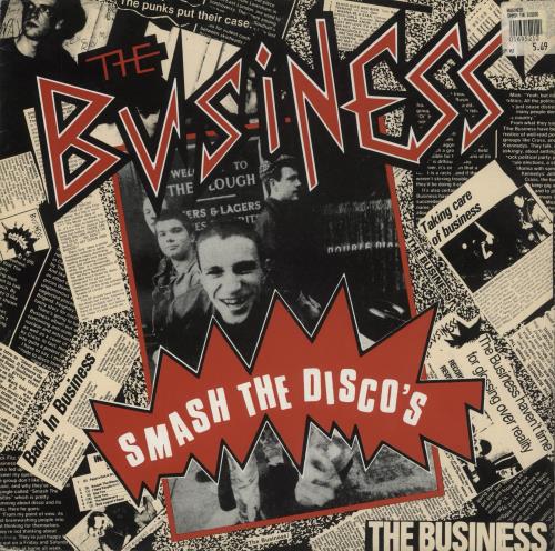 The Business Smash The Disco's vinyl LP album (LP record) UK NESLPSM877719