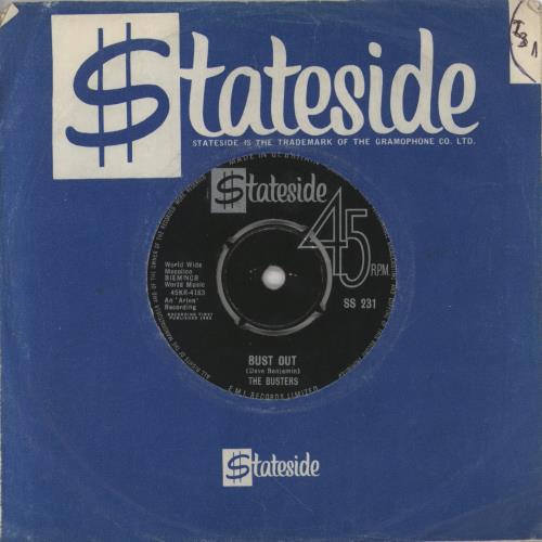 The Busters Bust Out 7" vinyl single (7 inch record / 45) UK 77U07BU853134