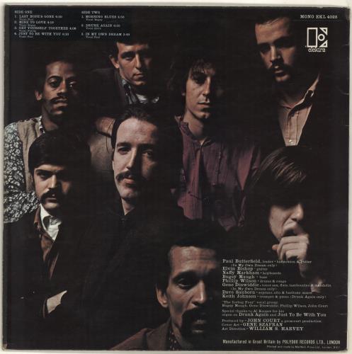 The Butterfield Blues Band In My Own Dream vinyl LP album (LP record) UK B8BLPIN655145