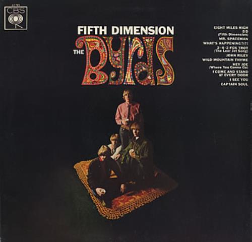 The Byrds Fifth Dimension - 1st vinyl LP album (LP record) UK BYRLPFI257626