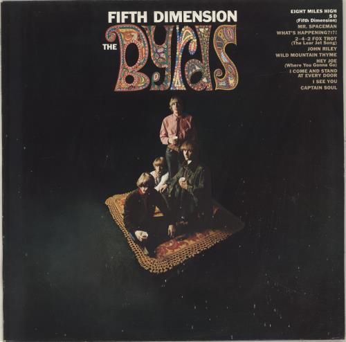 The Byrds Fifth Dimension vinyl LP album (LP record) Dutch BYRLPFI697418