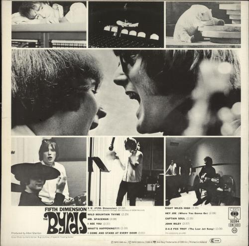 The Byrds Fifth Dimension vinyl LP album (LP record) Dutch BYRLPFI697418