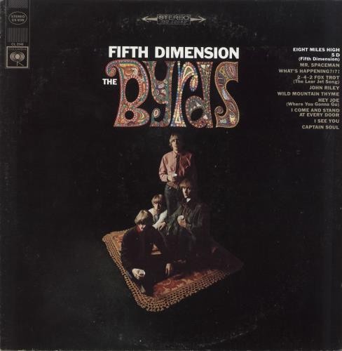 The Byrds Fifth Dimension vinyl LP album (LP record) US BYRLPFI717814