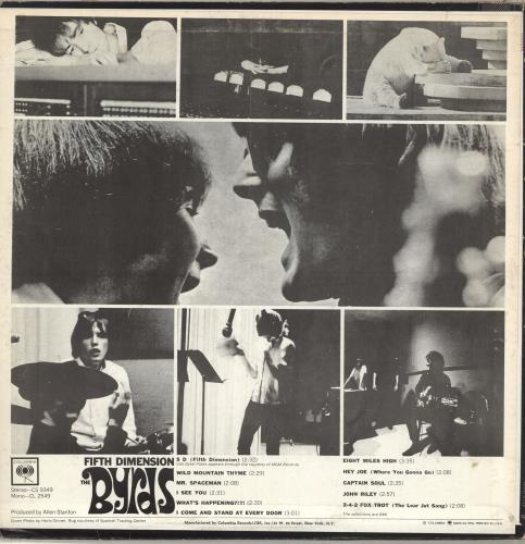 The Byrds Fifth Dimension vinyl LP album (LP record) US BYRLPFI717814