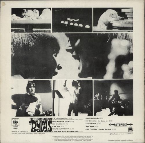 The Byrds Fifth Dimension vinyl LP album (LP record) UK BYRLPFI864188