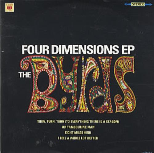 The Byrds Four Dimensions EP CD single (CD5 / 5") UK BYRC5FO87586