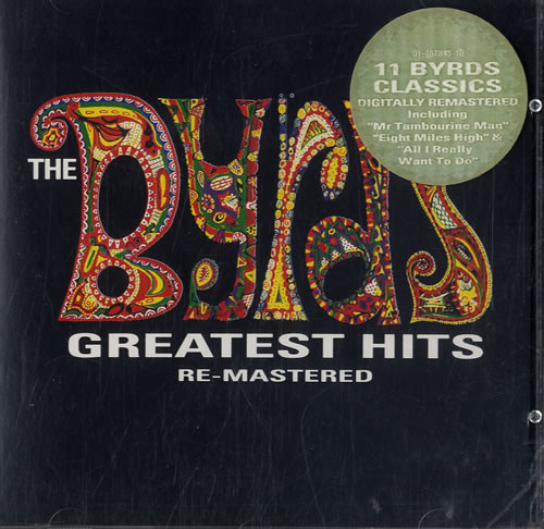 The Byrds Greatest Hits CD album (CDLP) UK BYRCDGR604289