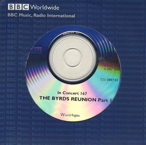 The Byrds In Concert 167 - The Byrds Reunion Special 2 CD album set (Double CD) UK BYR2CIN369069