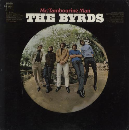 The Byrds Mr Tambourine Man - Red 360 Sound Label vinyl LP album (LP record) US BYRLPMR74801