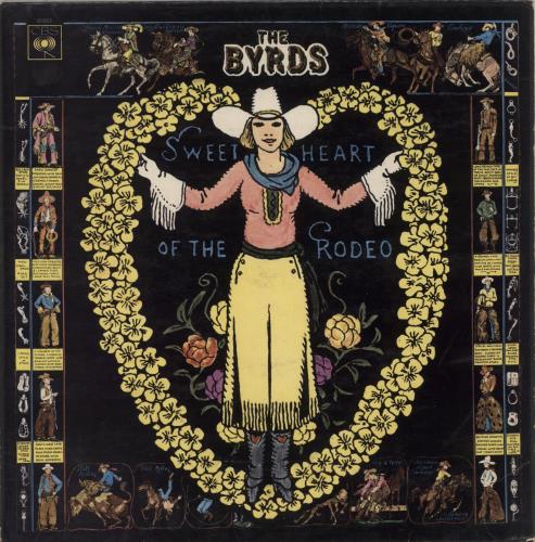 The Byrds Sweetheart Of The Rodeo - 1st St - VG vinyl LP album (LP record) UK BYRLPSW881355