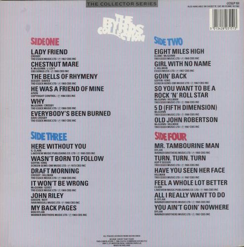 The Byrds The Byrds Collection - EX 2-LP vinyl record set (Double LP Album) UK BYR2LTH546566