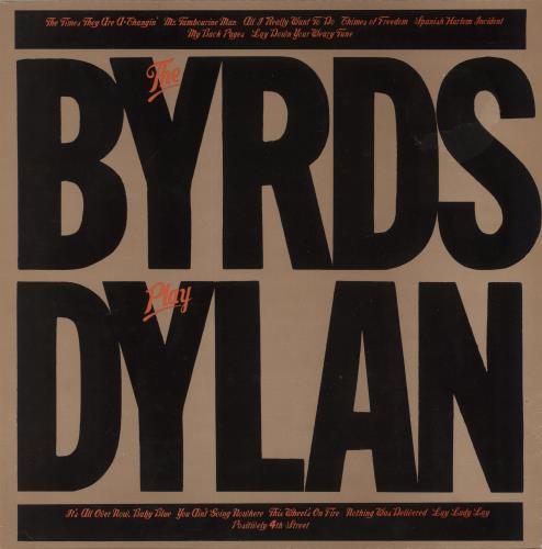 The Byrds The Byrds Play Dylan vinyl LP album (LP record) UK BYRLPTH371056
