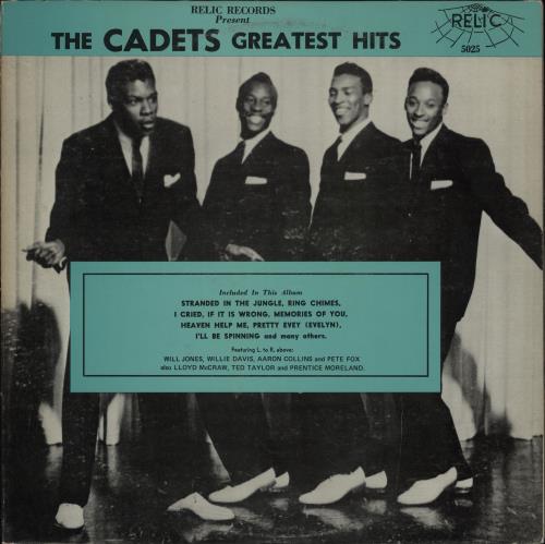 The Cadets Greatest Hits vinyl LP album (LP record) US ZTPLPGR756117