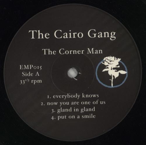 The Cairo Gang The Corner Man vinyl LP album (LP record) US 7LJLPTH871436
