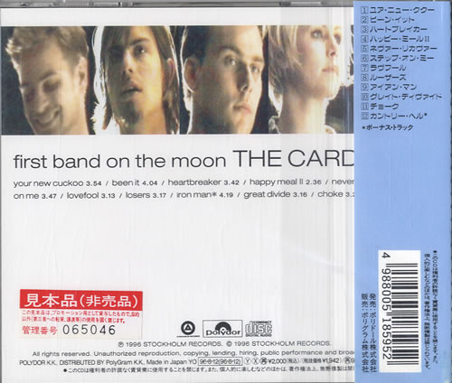 The Cardigans First Band On The Moon CD album (CDLP) Japanese CDGCDFI176594