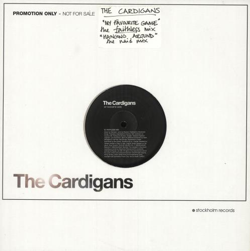 The Cardigans Hanging Around 12" vinyl single (12 inch record / Maxi-single) Swedish CDG12HA143485