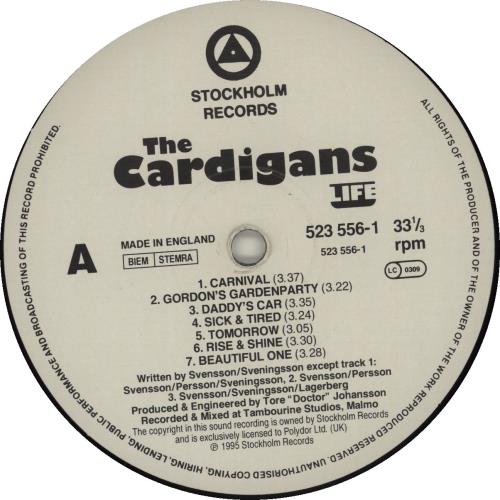 The Cardigans Life vinyl LP album (LP record) UK CDGLPLI257709