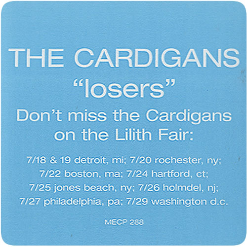 The Cardigans Losers CD single (CD5 / 5") US CDGC5LO95613