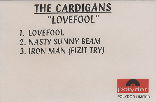 The Cardigans Lovefool cassette single UK CDGCMLO278383