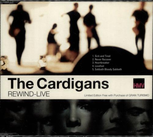 The Cardigans Rewind-live CD single (CD5 / 5") Canadian CDGC5RE126642