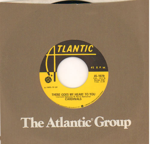 The Cardinals Here Goes My Heart To You - Misspelt Label 7" vinyl single (7 inch record / 45) US WNX07HE642524