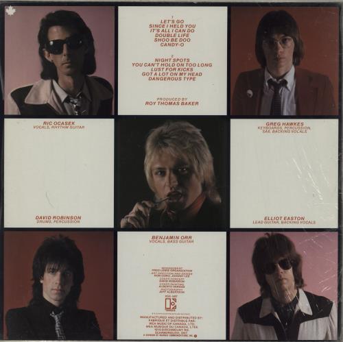 The Cars Candy-O + Shrink vinyl LP album (LP record) Canadian C-RLPCA753694