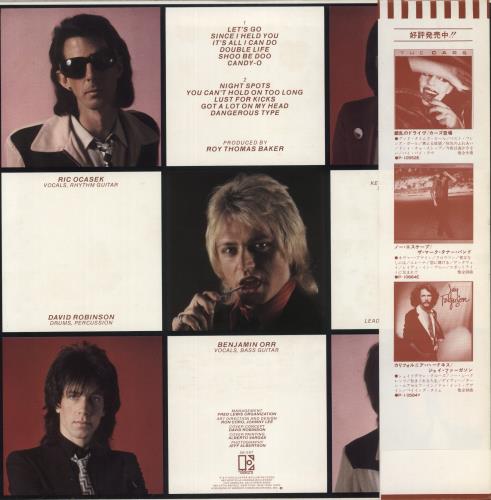 The Cars Candy-o vinyl LP album (LP record) Japanese C-RLPCA877430