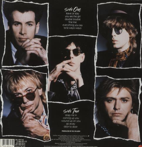 The Cars Door To Door - Hype-Stickered Sleeve vinyl LP album (LP record) UK C-RLPDO879178