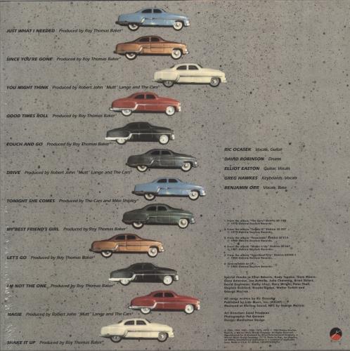 The Cars Greatest Hits - Red Vinyl vinyl LP album (LP record) US C-RLPGR872536