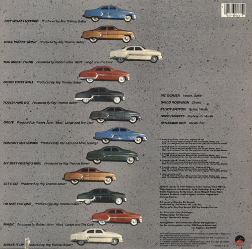 The Cars Greatest Hits vinyl LP album (LP record) US C-RLPGR746687