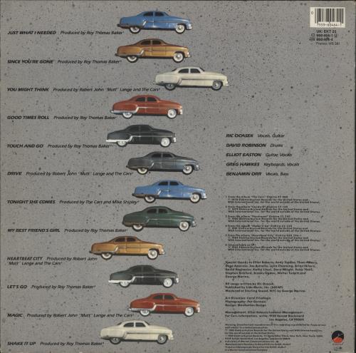 The Cars Greatest Hits vinyl LP album (LP record) Irish C-RLPGR866482