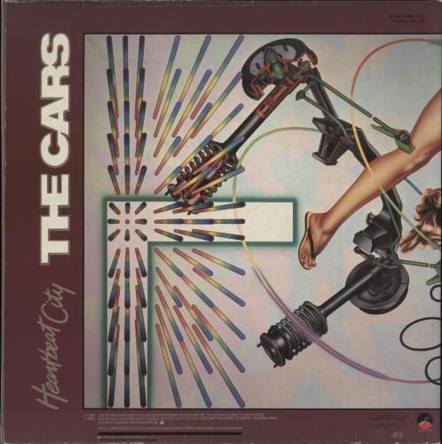 The Cars Heartbeat City vinyl LP album (LP record) Greek C-RLPHE702845