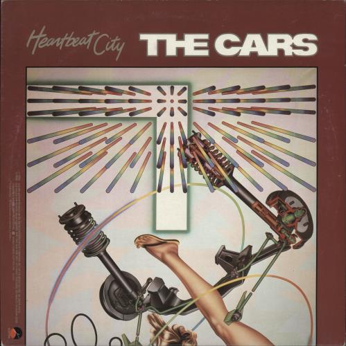 The Cars Heartbeat City vinyl LP album (LP record) Japanese C-RLPHE864042