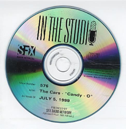 The Cars In The Studio - Candy O CD album (CDLP) US C-RCDIN195182