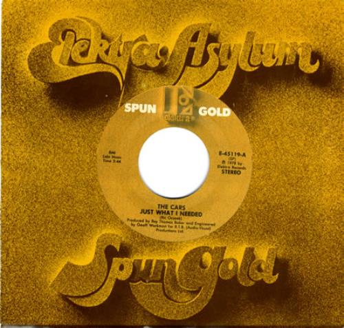 The Cars Just What I Needed 7" vinyl single (7 inch record / 45) US C-R07JU358278