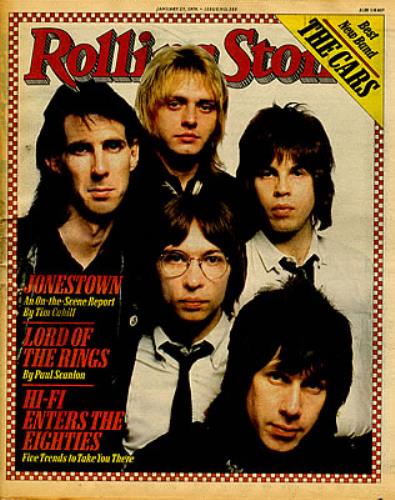 The Cars Rolling Stone - January 1979 & October 1980 magazine US C-RMARO350027
