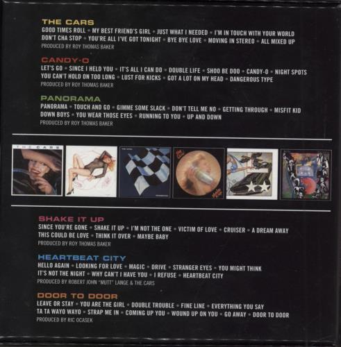 The Cars The Elektra Years 1978-1987 CD Album Box Set UK C-RDXTH784848