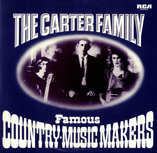 The Carter Family Famous Country-Music Makers 2-LP vinyl record set (Double LP Album) UK 4CF2LFA486833