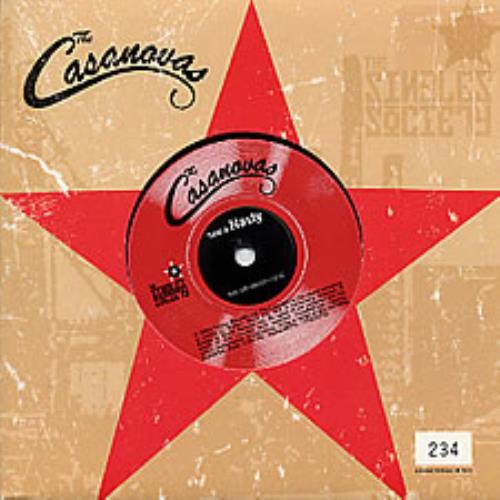 The Casanovas Nasty 7" vinyl single (7 inch record / 45) UK CSV07NA261783