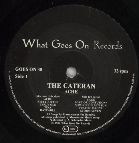 The Cateran Ache vinyl LP album (LP record) UK CPULPAC523789