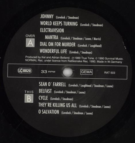 The Celibate Rifles Blind Ear vinyl LP album (LP record) UK RIFLPBL527216