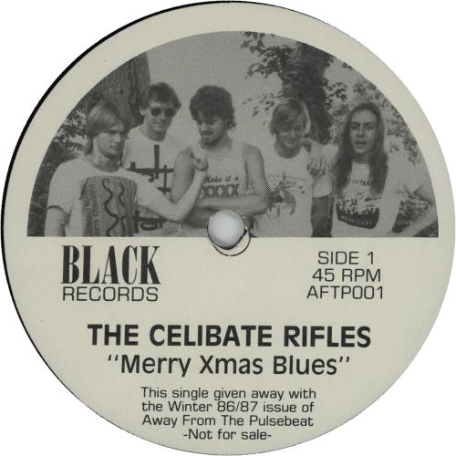 The Celibate Rifles Merry Xmas Blues 7" vinyl single (7 inch record / 45) US RIF07ME644021
