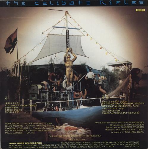The Celibate Rifles Roman Beach Party vinyl LP album (LP record) UK RIFLPRO518068