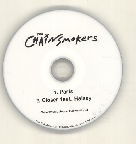 The Chainsmokers Paris CD-R acetate Japanese YW2CRPA694678