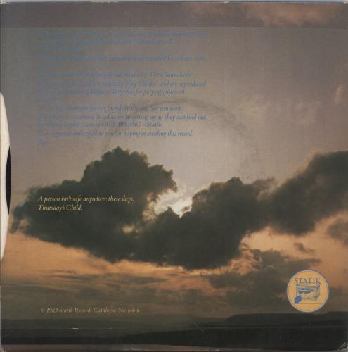 The Chameleons A Person Isn't Safe... 7" vinyl single (7 inch record / 45) UK CML07AP13573