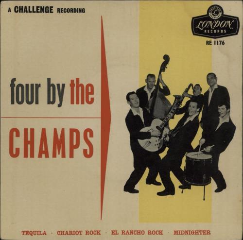 The Champs Four By The Champs - 2nd 7" vinyl single (7 inch record / 45) UK CXP07FO679652
