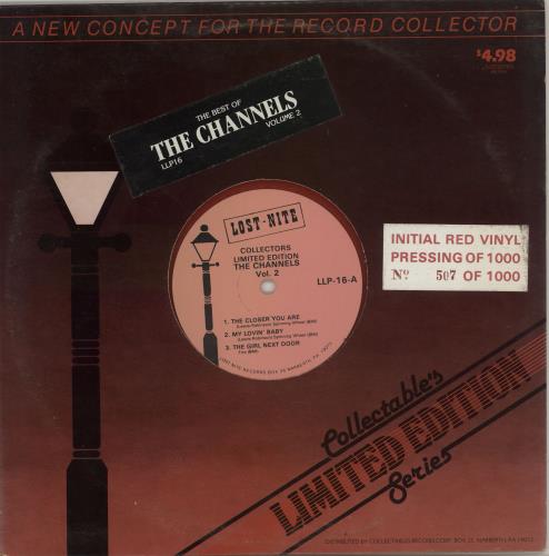 The Channels The Best Of The Channels Volume 2 10" vinyl single (10 inch record) US 2IU10TH756676